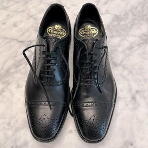 BRAND NEW - Church’s Cap Toe Black Oxfords - Size UK 7